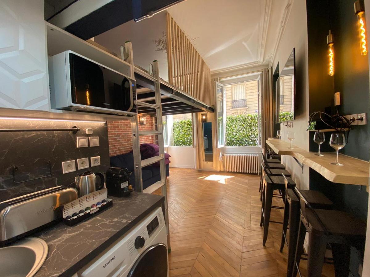 الشقق الفندقية باريسفي  Beautiful Mini Loft Near Saint-Lazare المظهر الخارجي الصورة