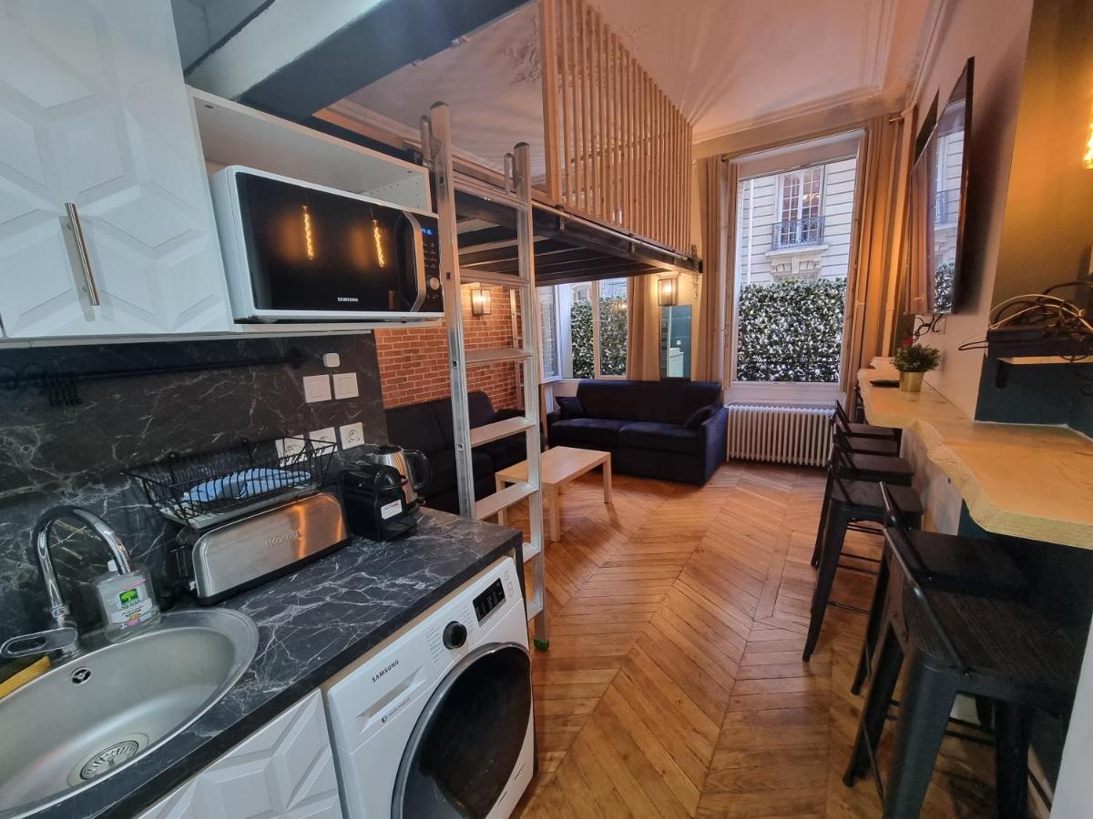 الشقق الفندقية باريسفي  Beautiful Mini Loft Near Saint-Lazare المظهر الخارجي الصورة