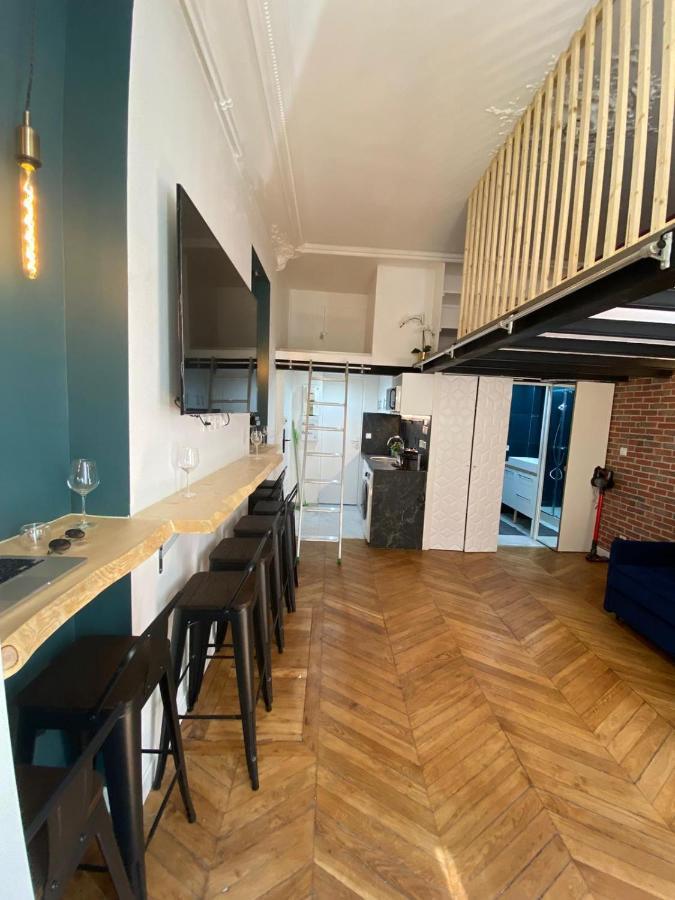 الشقق الفندقية باريسفي  Beautiful Mini Loft Near Saint-Lazare المظهر الخارجي الصورة