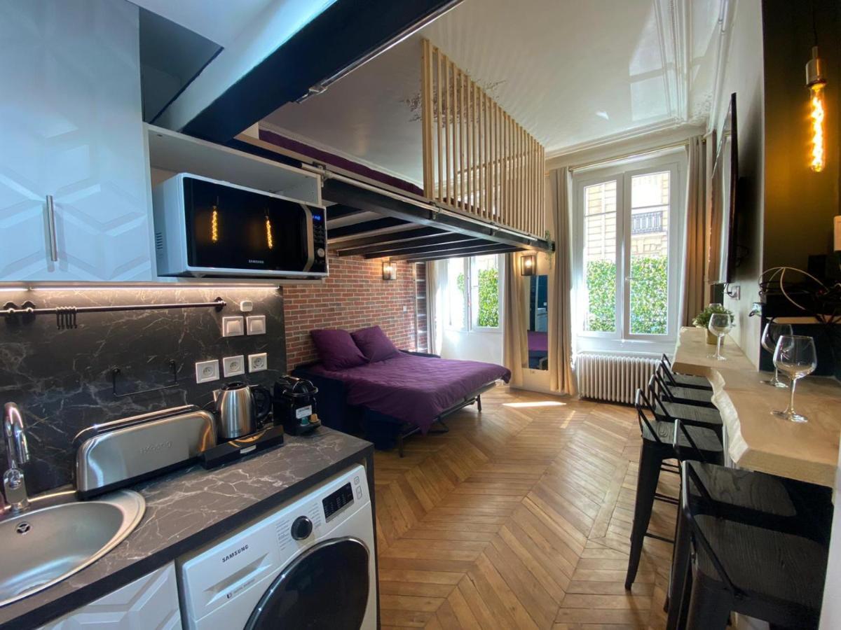 الشقق الفندقية باريسفي  Beautiful Mini Loft Near Saint-Lazare المظهر الخارجي الصورة